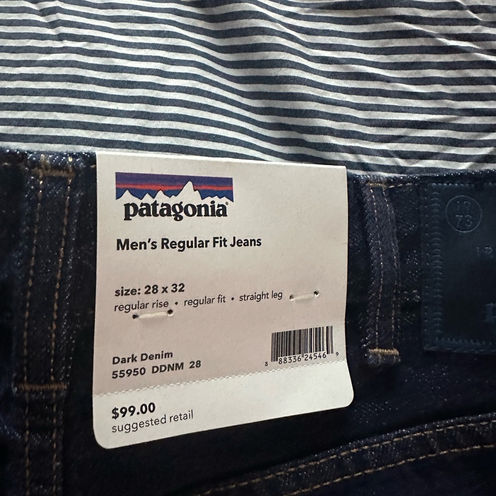 Men’s Patagonia Jeans (28x32), dark denim
